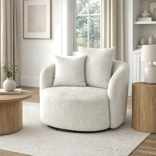 Tactile Swivel Lounge Chair