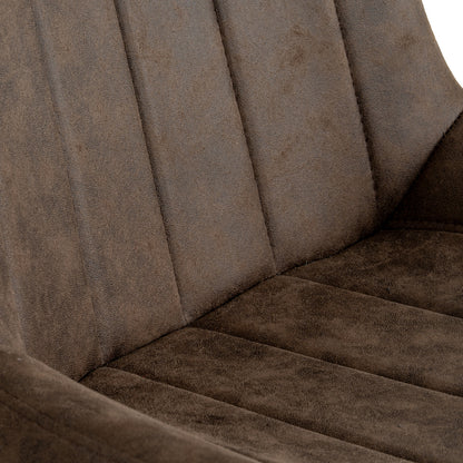 Coffee Swivel Dining Chair