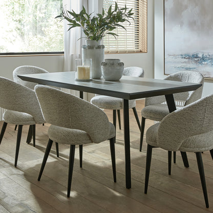 Satin Finish Linear Dining Table