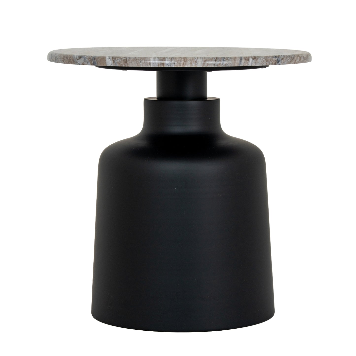 Satin Finish Circular Tapered Side Table