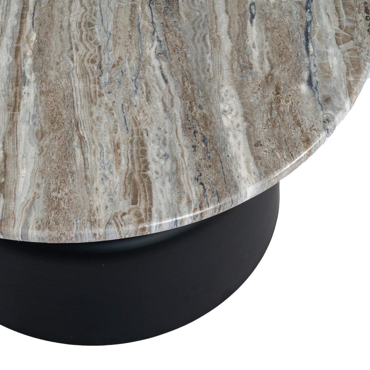 Satin Finish Circular Coffee Table