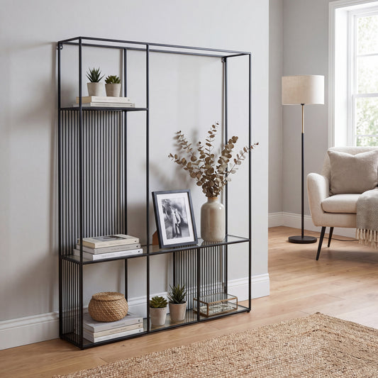 The Grid Architectural Glass Gallery Shelf