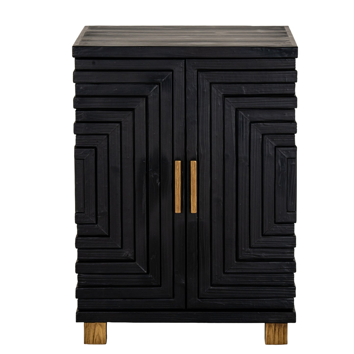 Matte Black Two-Door Accent Sideboard