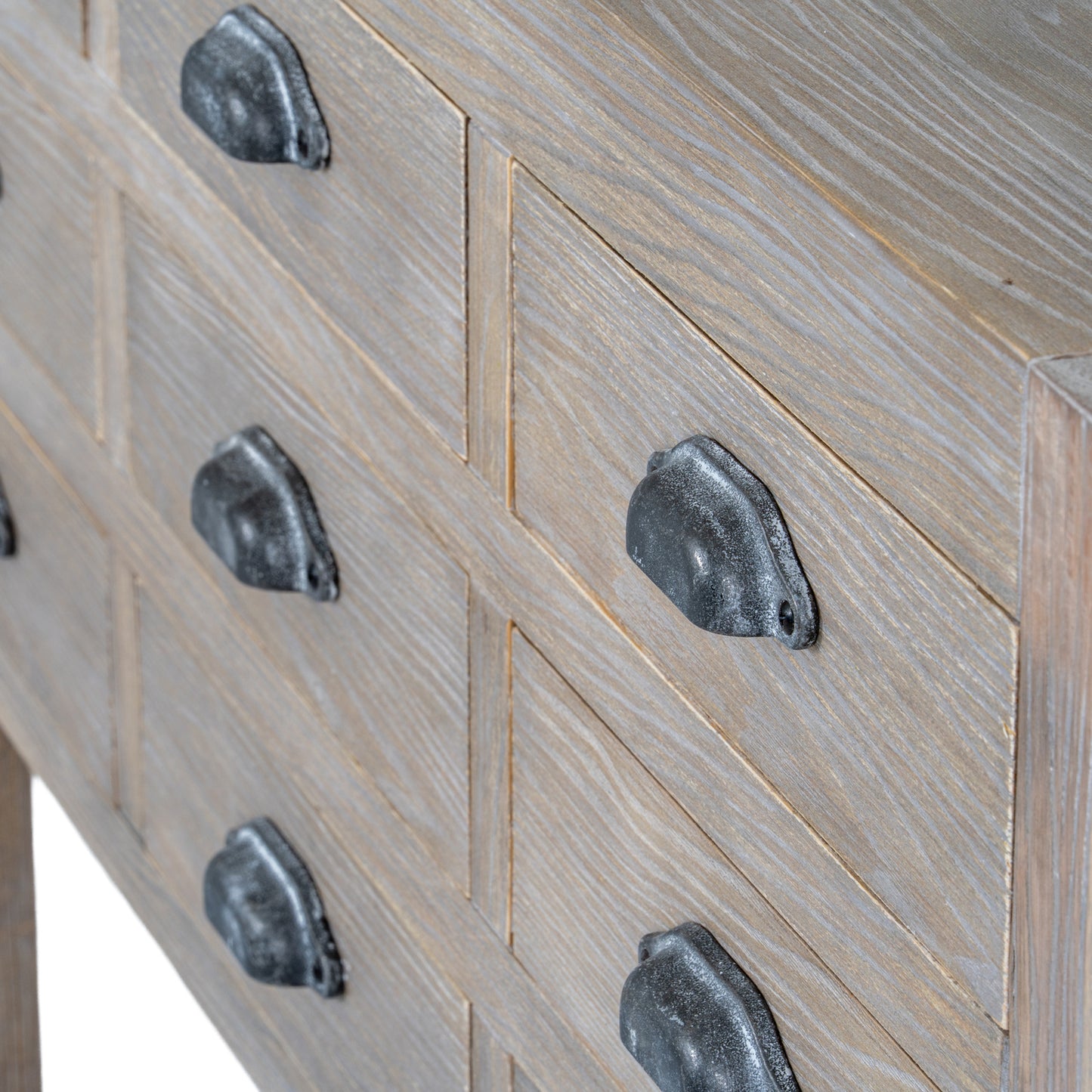 Haldon 9-Drawer Chest with Integrated Shelf