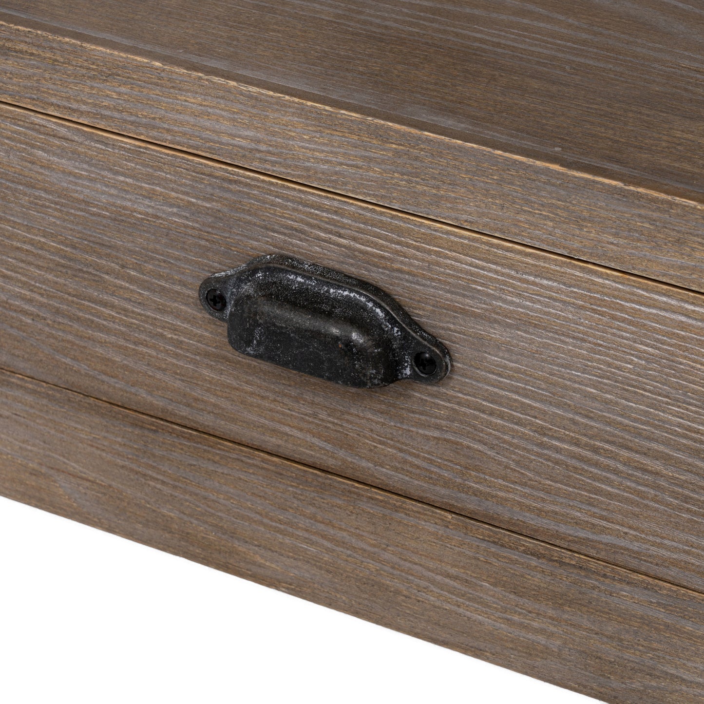 Haldon 1-Drawer Side Table with Integrated Shelf