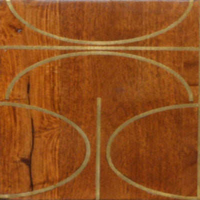 GEOMETRIC BRASS INLAY