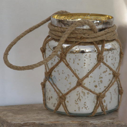 Vintage Glass Jar Lantern