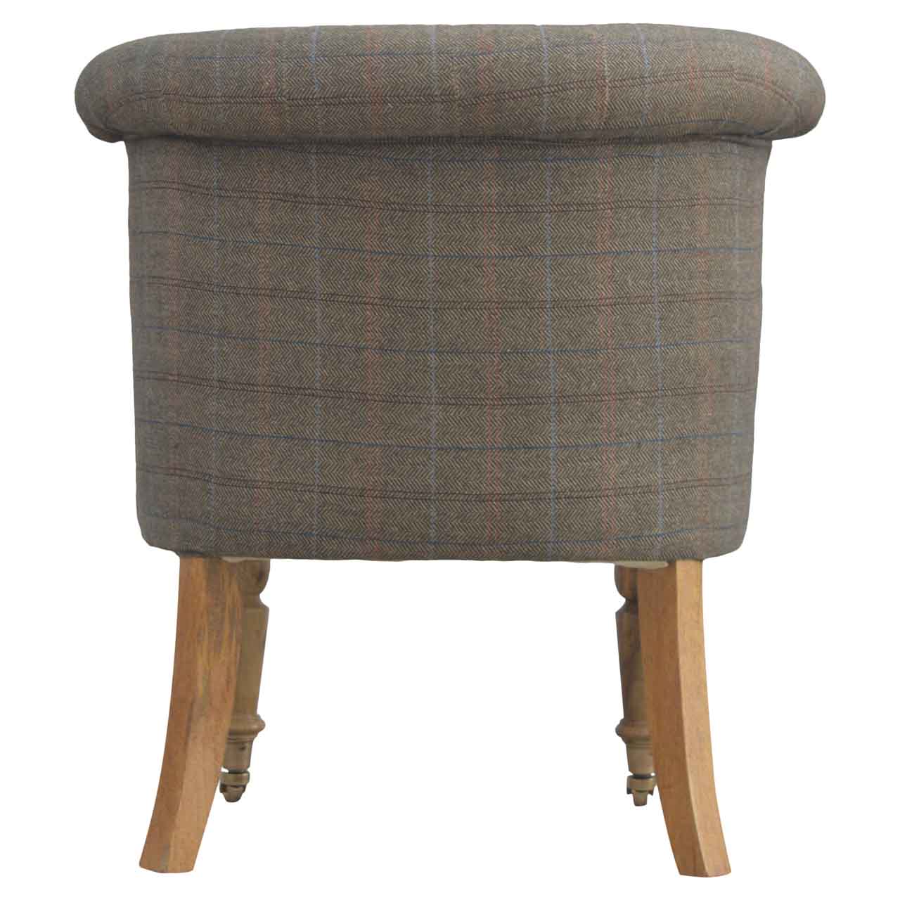 Multi Tweed Buttoned Chair