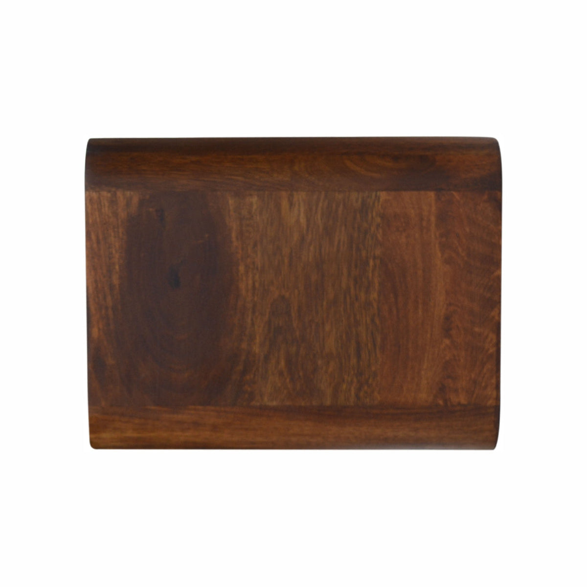 Floating Curved Open Console, top-down view