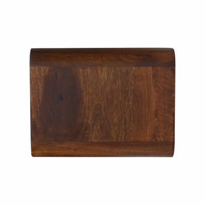 Floating Curved Open Console, top-down view