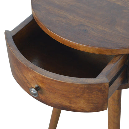 Nordic Circular Bedside Table