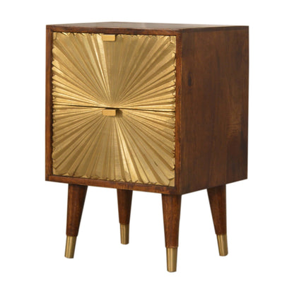 Manila Gold Bedside Table