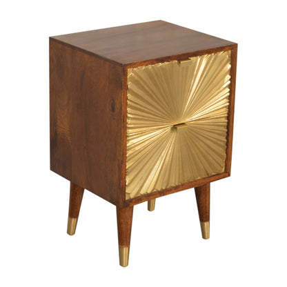 Manila Gold Bedside Table