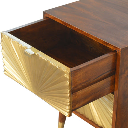 Manila Gold Bedside Table