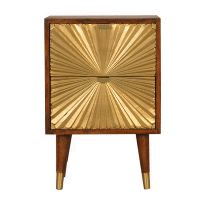 Manila Gold Bedside Table