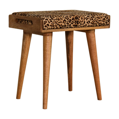 Velvet Tray Footstool