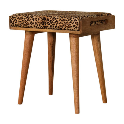Velvet Tray Footstool