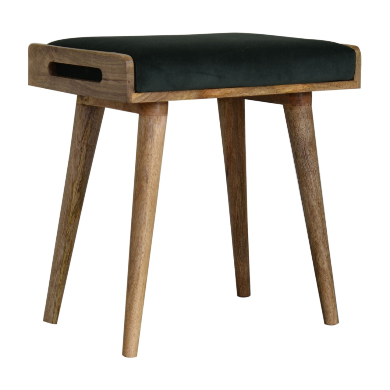 Velvet Tray Footstool