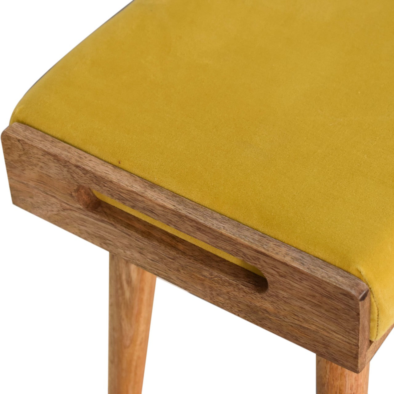 Velvet Tray Footstool
