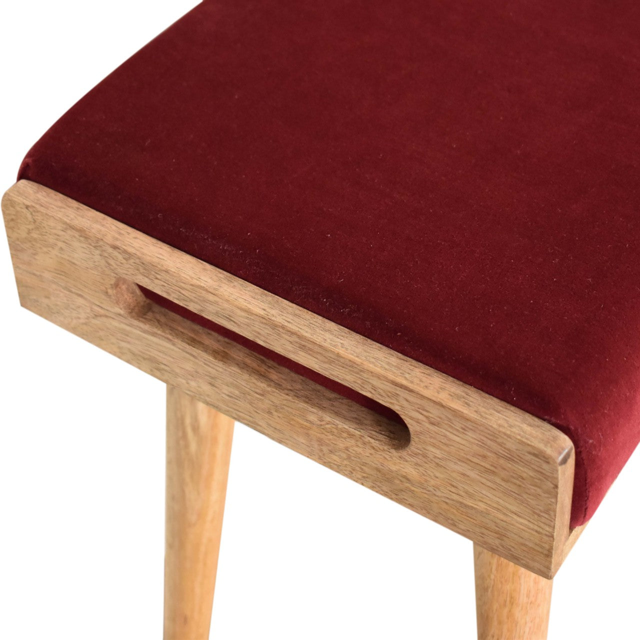 Velvet Tray Footstool