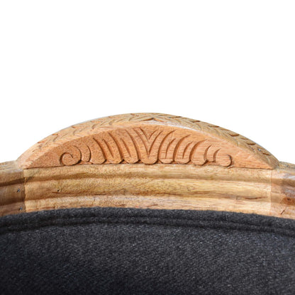 Carved Tweed Pet Bed