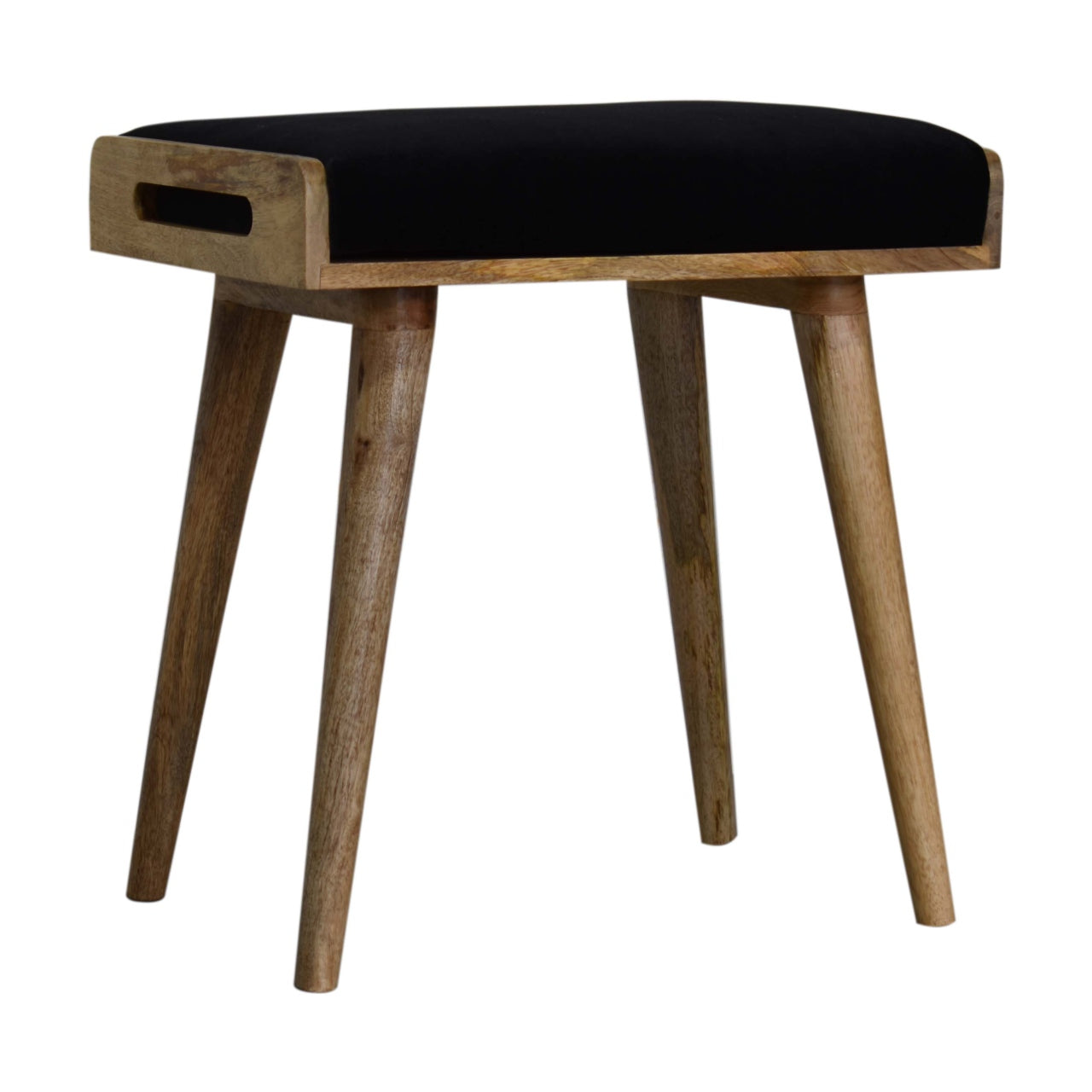 Velvet Tray Footstool