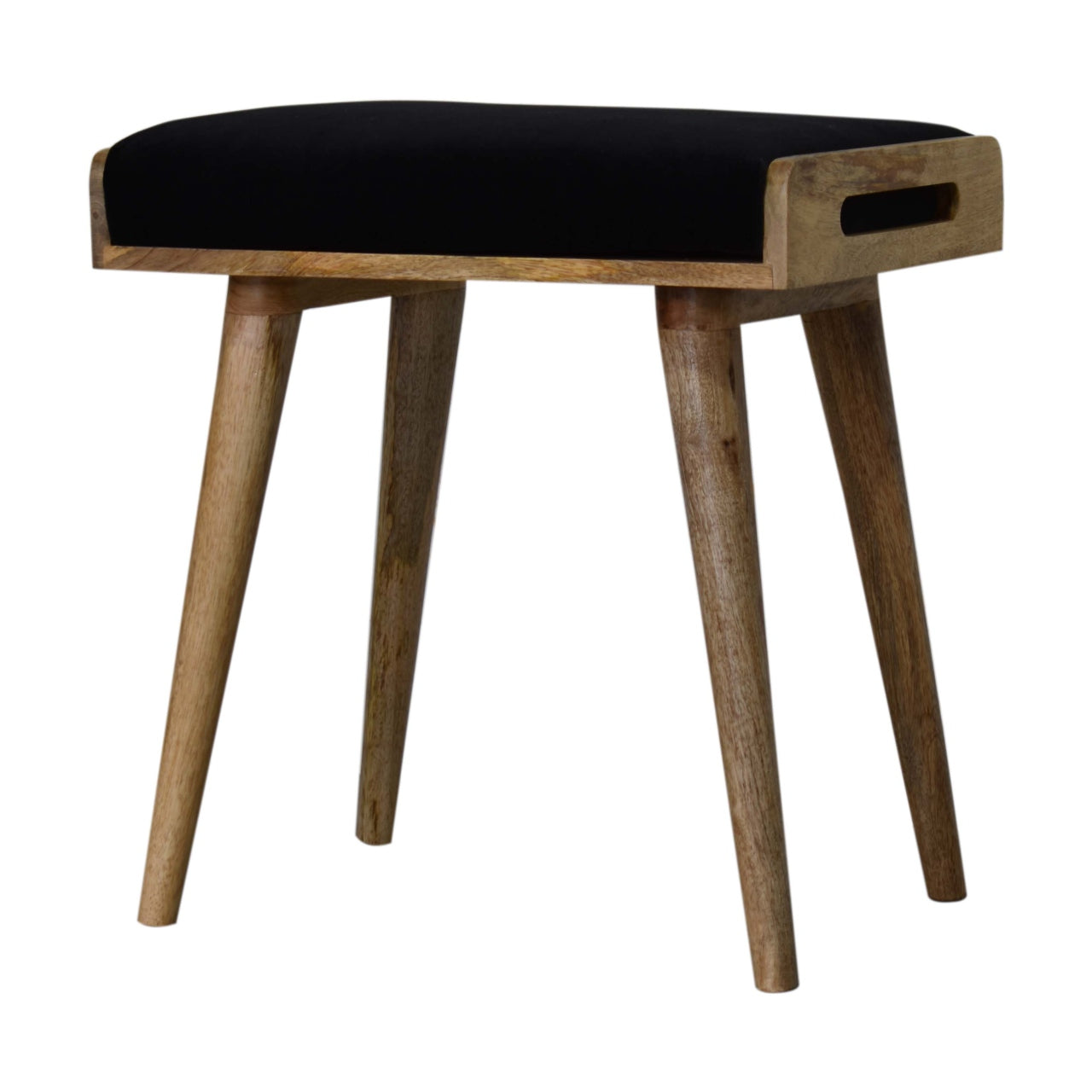 Velvet Tray Footstool
