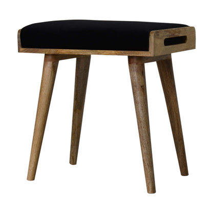 Velvet Tray Footstool