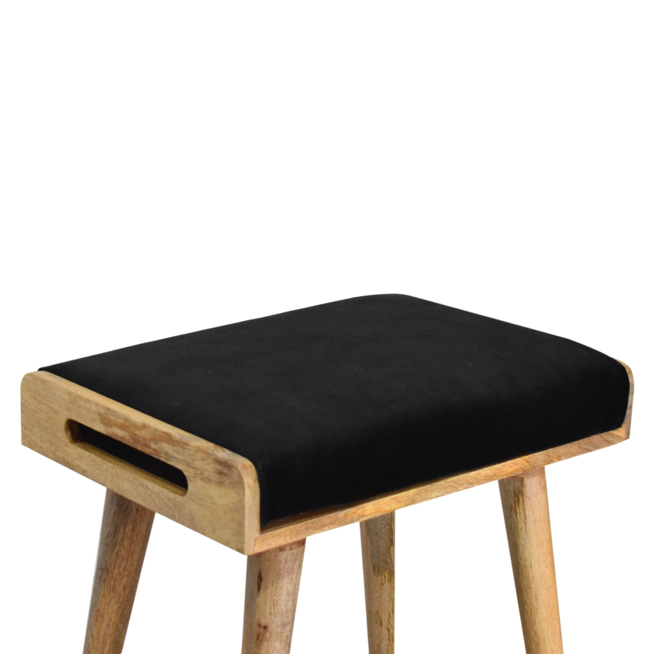 Velvet Tray Footstool