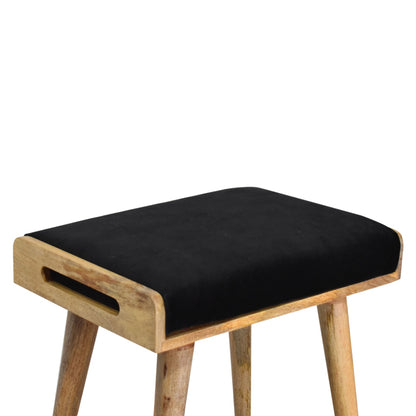 Velvet Tray Footstool