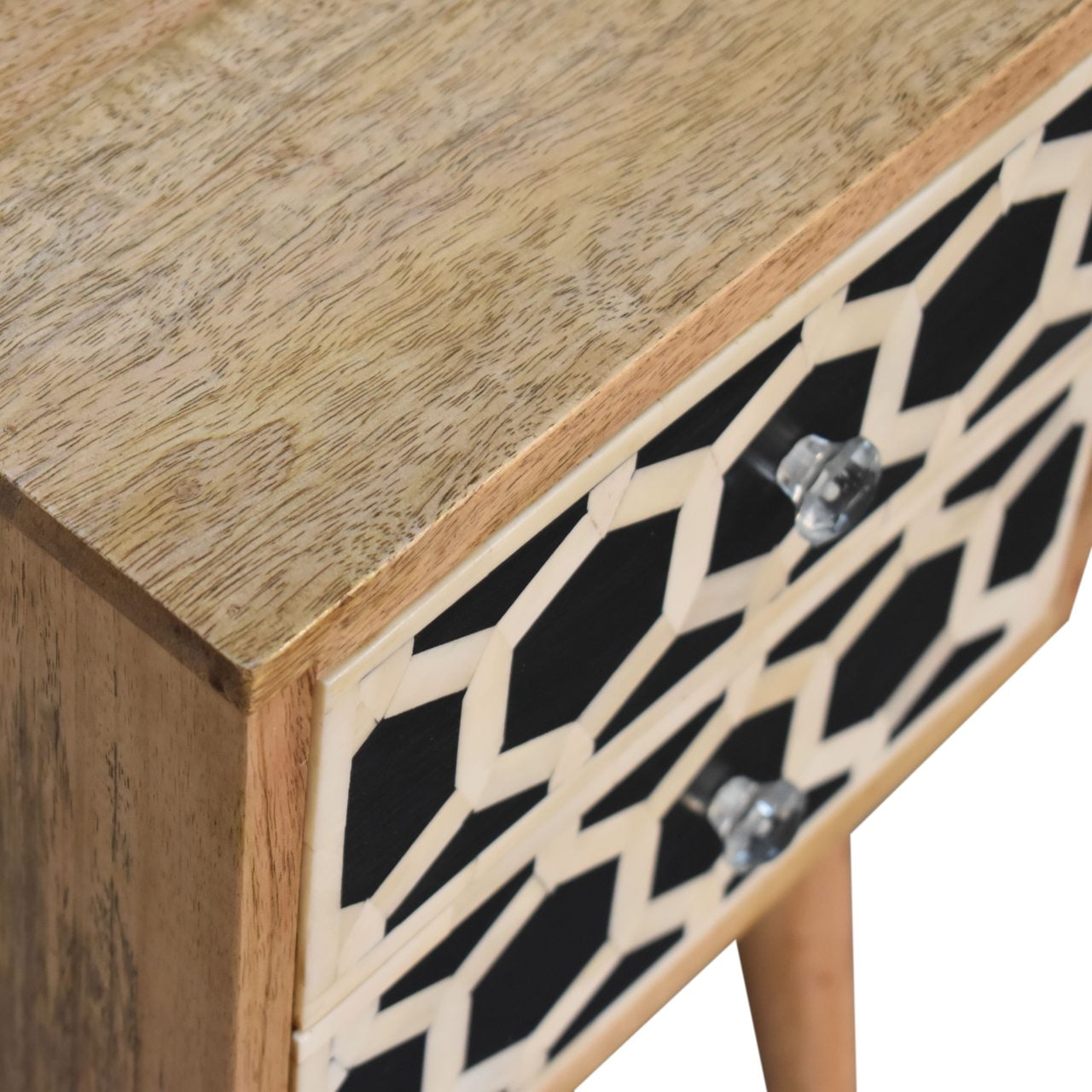 Mini Bone Inlay Bedside Table