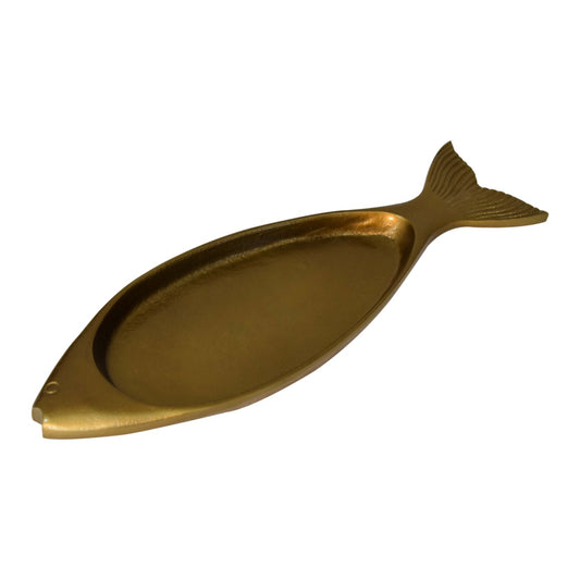 Antique Aluminum Fish Tray