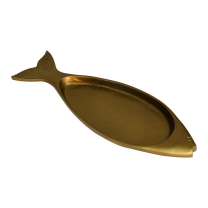 Antique Aluminum Fish Tray