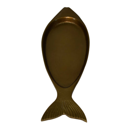 Antique Aluminum Fish Tray