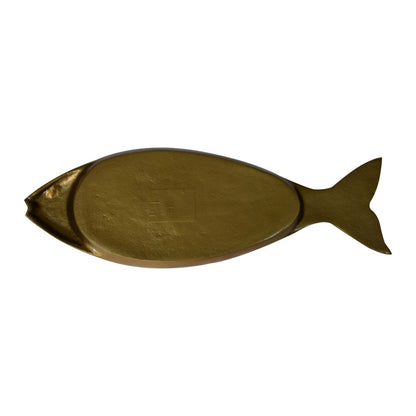 Antique Aluminum Fish Tray