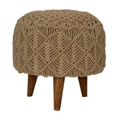 Handcrafted Crotchet Footstool