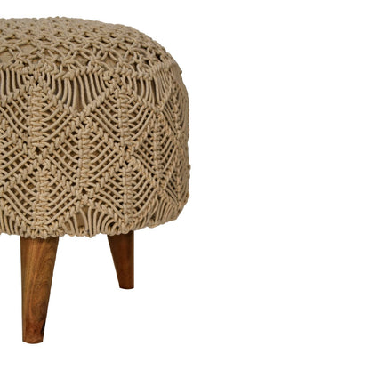 Handcrafted Crotchet Footstool