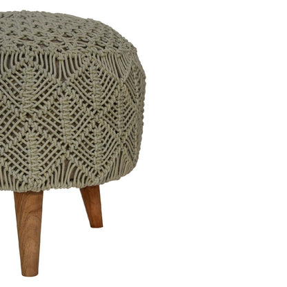 Handcrafted Crotchet Footstool