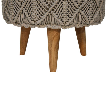 Handcrafted Crotchet Footstool