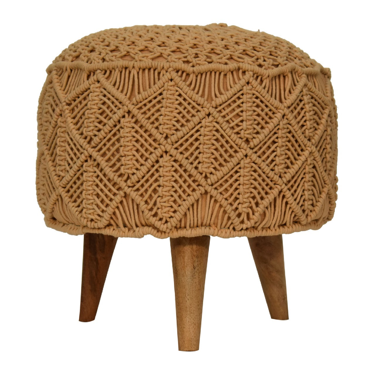 Handcrafted Crotchet Footstool