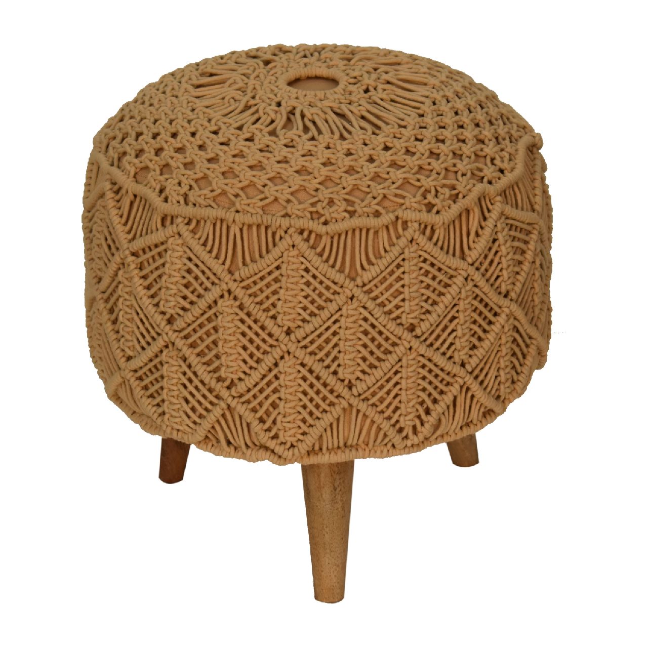 Handcrafted Crotchet Footstool