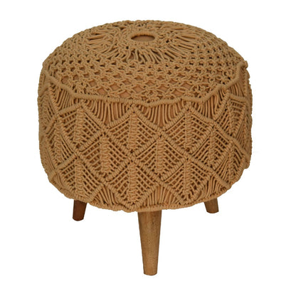 Handcrafted Crotchet Footstool