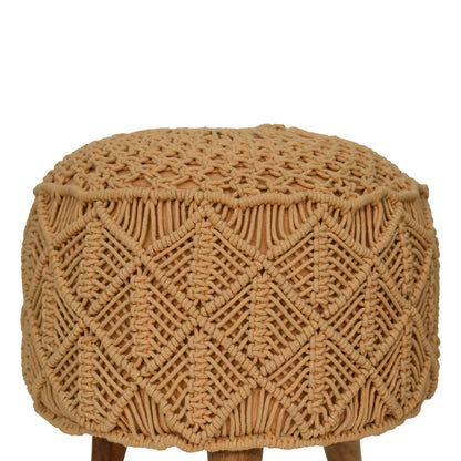 Handcrafted Crotchet Footstool
