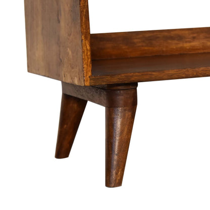 Linen Open Storage Bench