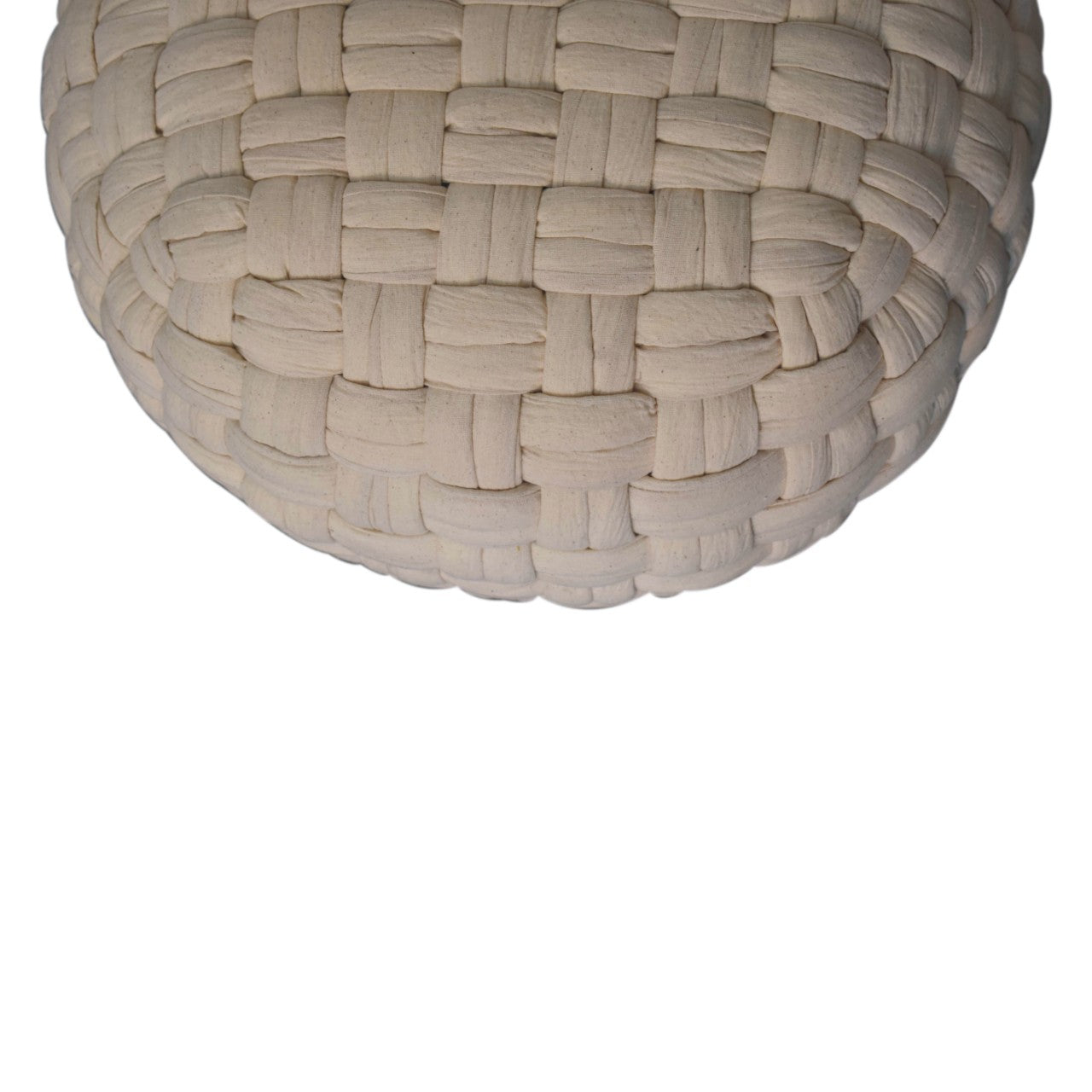 Cotton Pleated Pouffe