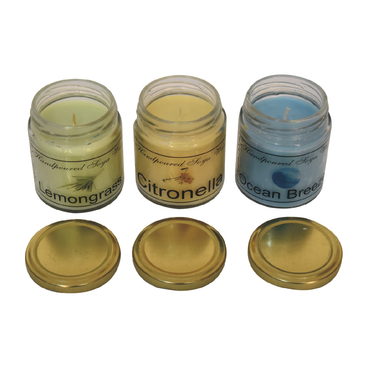 Scented Candle Set of 3 - Summer