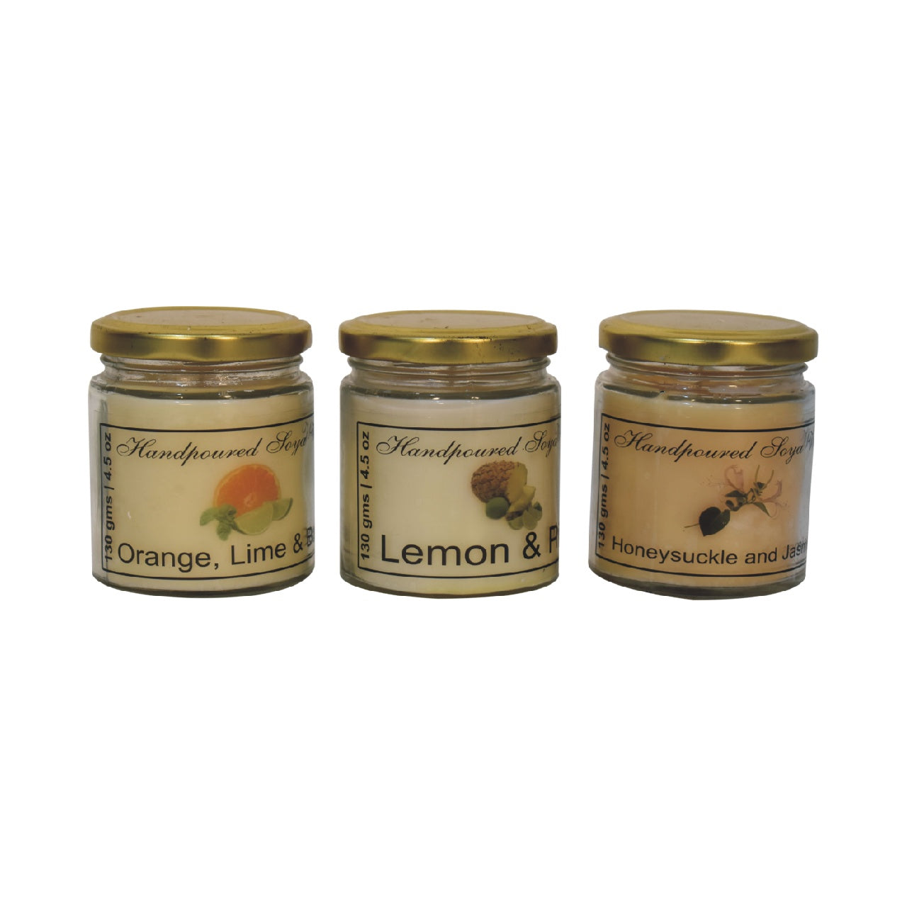Scented Candle Set of 3 - Fruit