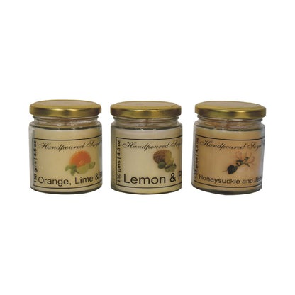 Scented Candle Set of 3 - Fruit