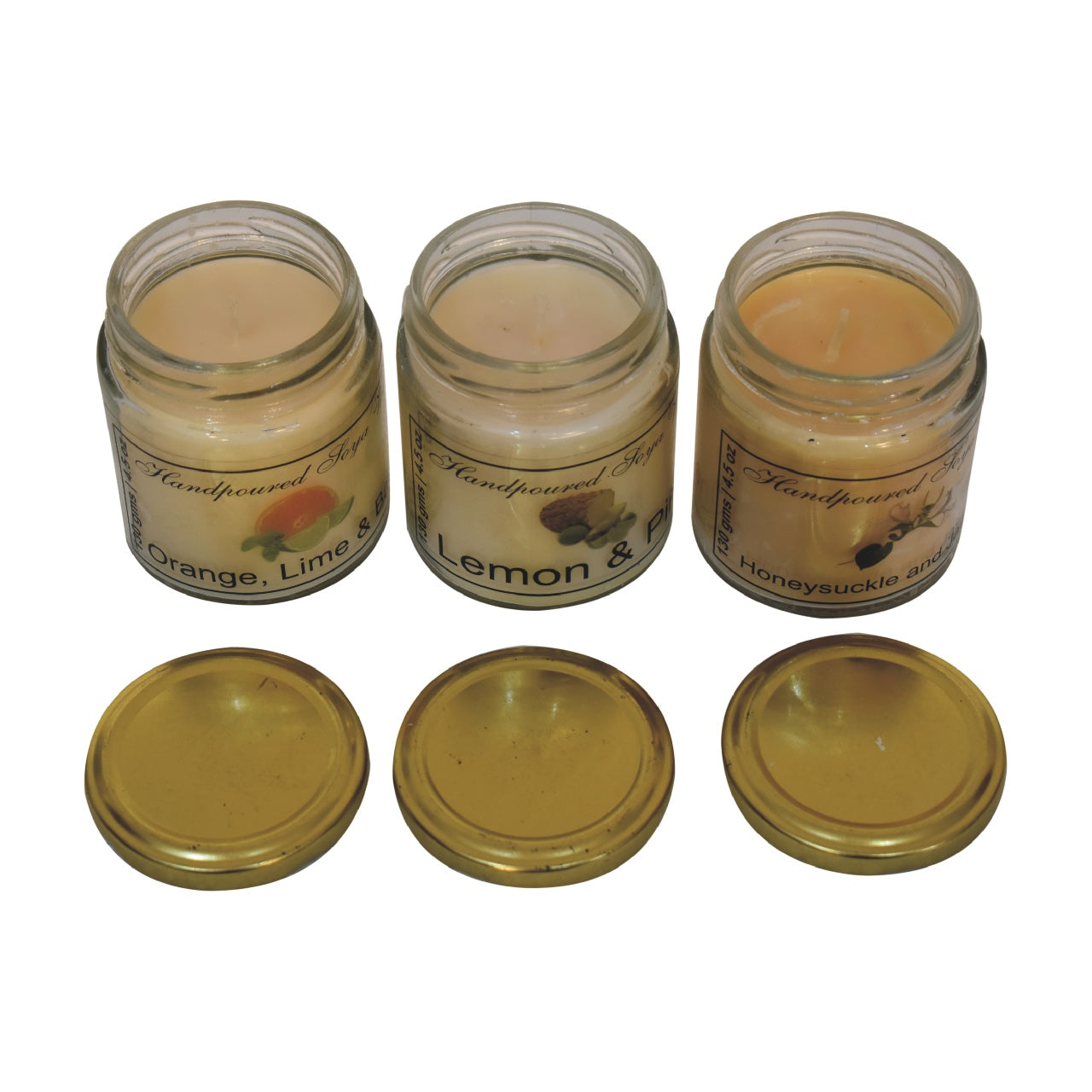 Scented Candle Set of 3 - Fruit