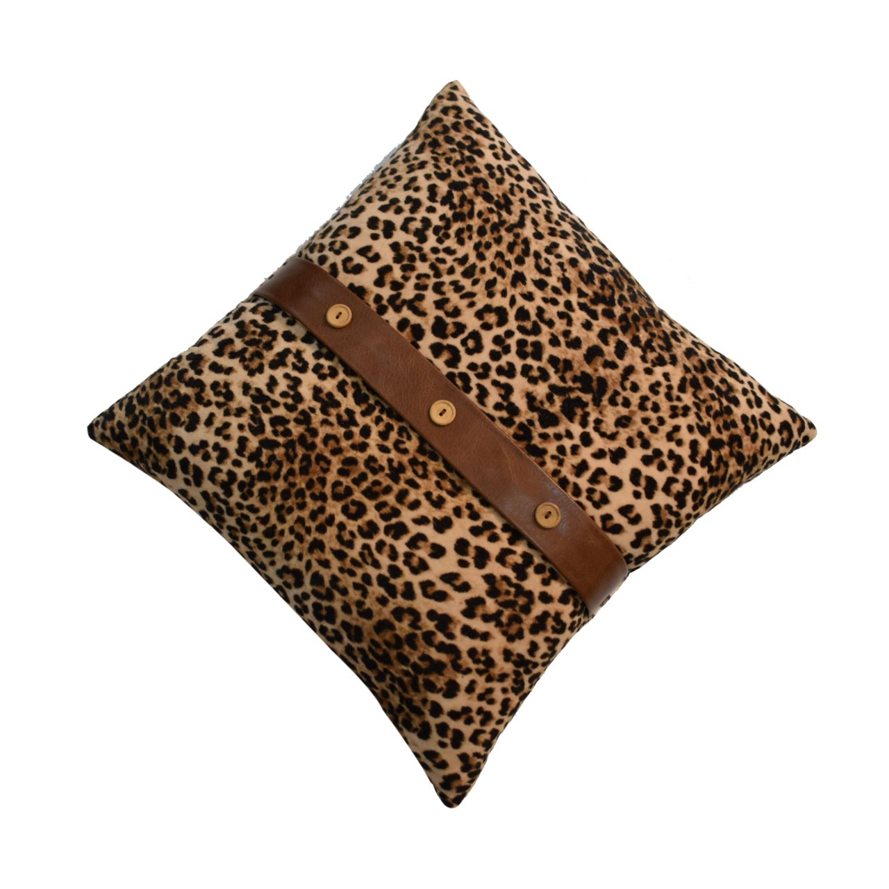 Cotton Velvet Cushion (Set of 2) - Leopard